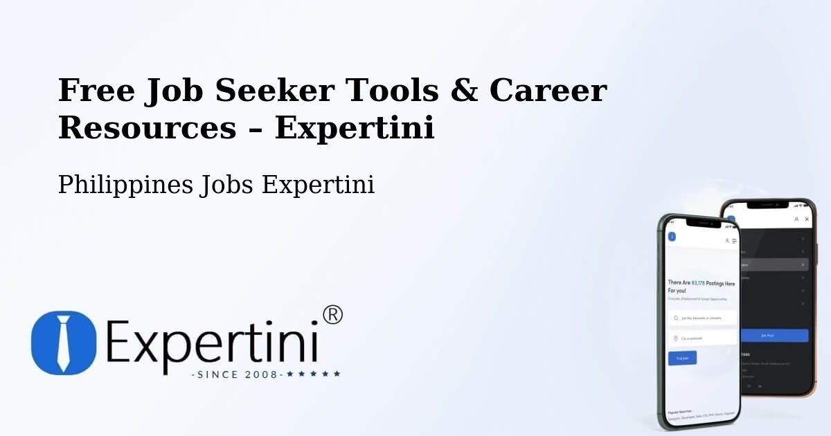 Free Job Seeker Tools & Career Resources – Gamu - Gamu, Philippines Jobs Expertini
