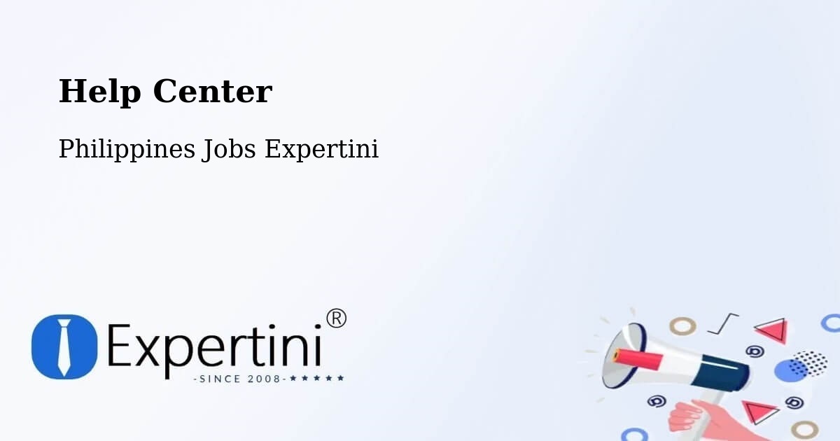Help Center – Gamu - Philippines Jobs Expertini