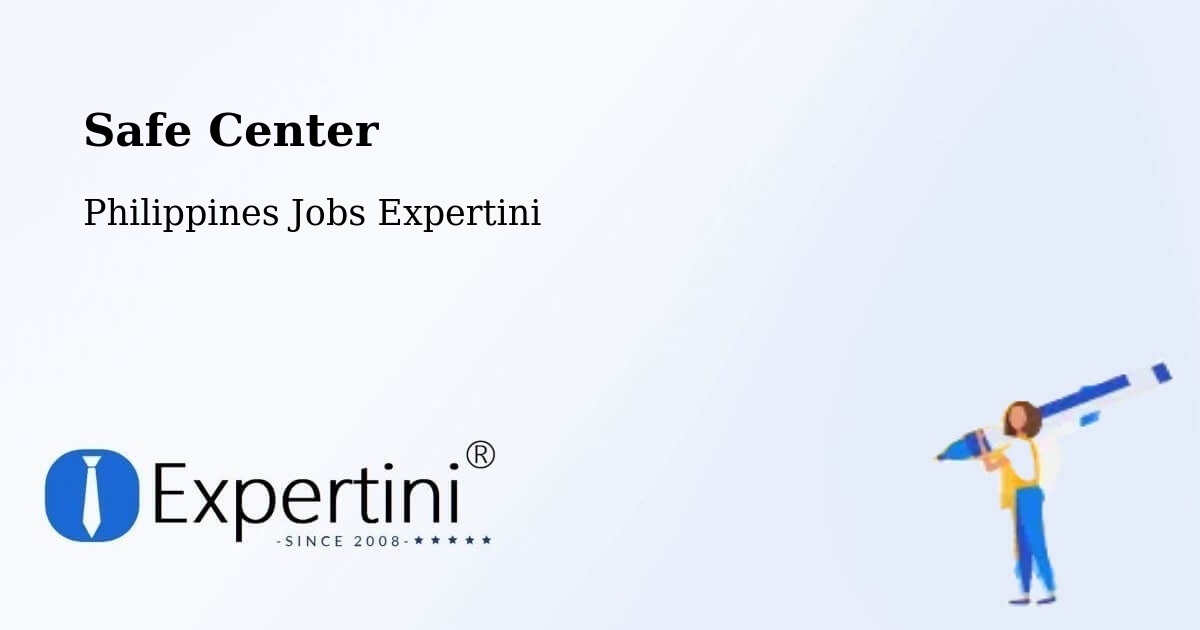 Safety Center – Gamu - Philippines Jobs Expertini